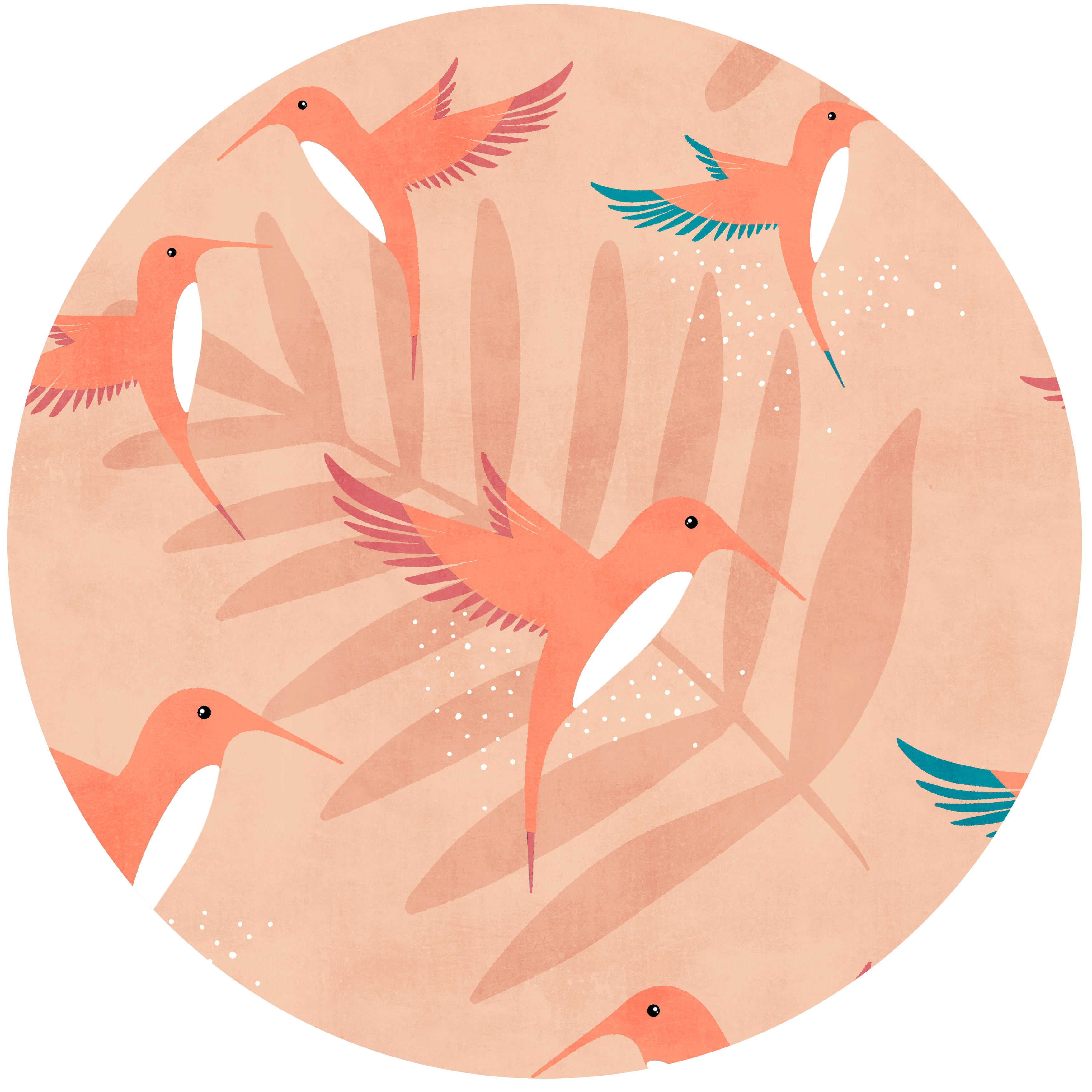 Pink Hummingbird BabySwing
