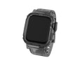 Pulseira de silicone para relógio Techancy, KC2111, compatível com Apple Watch 38-40 mm, Preto
