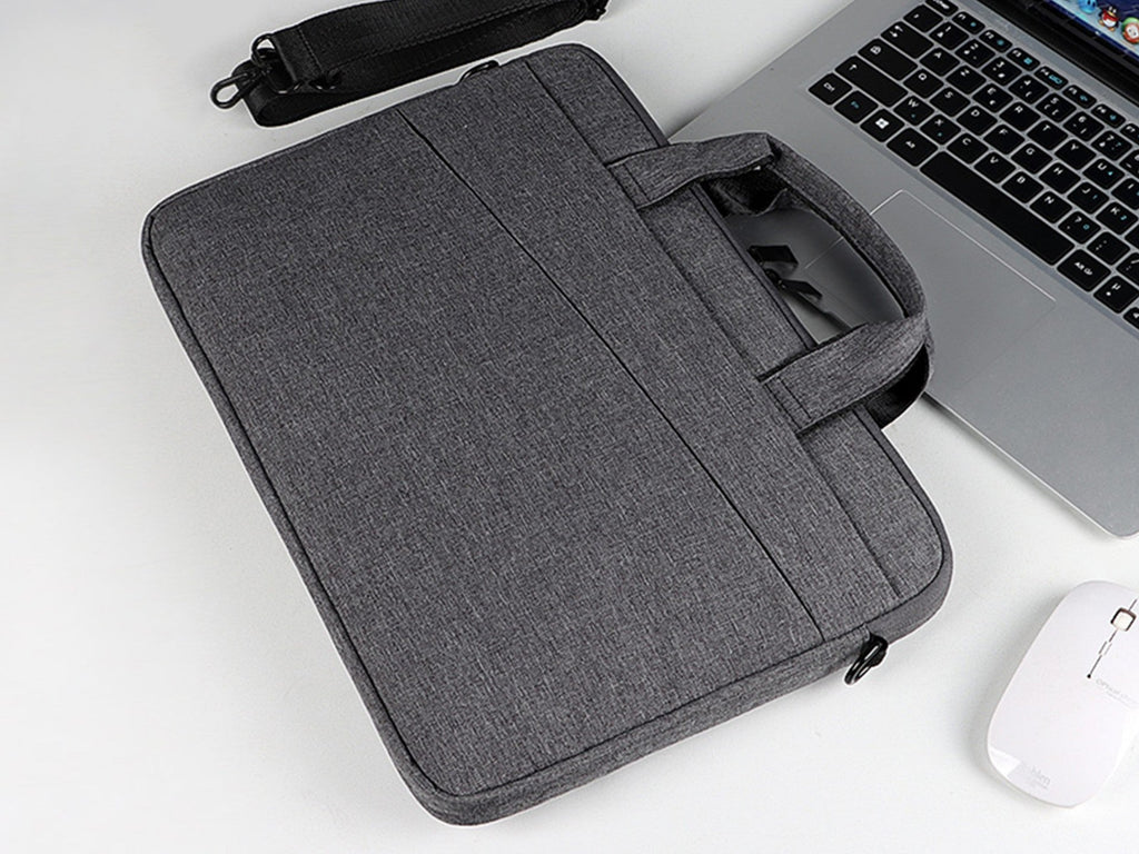 Mala para computador portátil Techancy TW2779, Preto, 15,6 polegadas, alça ajustável