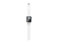 Pulseira de silicone para relógio Techancy, KC2115, com protetor de ecrã, compatível com Apple Watch 41 mm, Branco